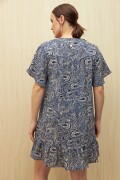 VESTIDO JILL PRINTED Indigo