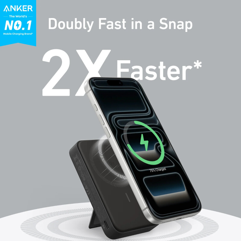 Power Bank Anker MagGo Magnetic 10000 mAh 15W Power Bank Anker MagGo Magnetic 10000 mAh 15W
