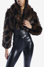 CHAQUETA FUR NIGHTLIFE Marron