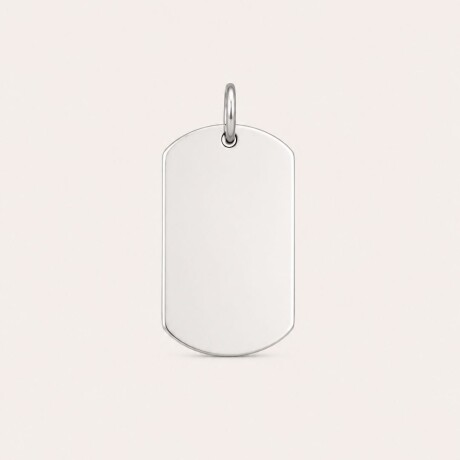 Medalla Placa de Identidad N°1 - Plata 925 Medalla Placa de Identidad N°1 - Plata 925