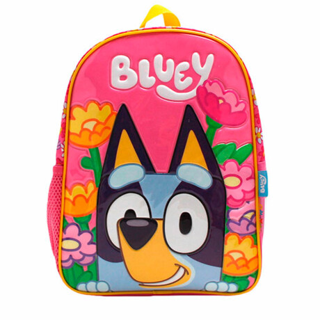 Mochila Infantil Bluey 30cm Estampa Original Escolar Rosa