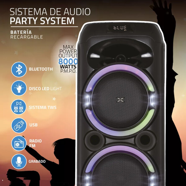 Parlante Portátil Xion Xi-xt330-cu Party Box Xtreme PARLANTE XION XTREME XI-XT330