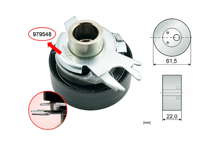 Tensor Correa Distr-Volks/Fox-Cross/Gol G2/3/5/6/7/Saveiro Tensor Correa Distr-Volks/Fox-Cross/Gol G2/3/5/6/7/Saveiro