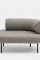 Sofá modular Pompidou 1C left Gris Plata