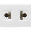 TOMA EURO AMERICANA 2P 10A 250V ATENEA BLANCO TOMA EURO AMERICANA 2P 10A 250V ATENEA BLANCO