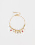 Pulseras Flexibles Con corazón Pulsera Flexible De Multidijes Corazones - Dorado