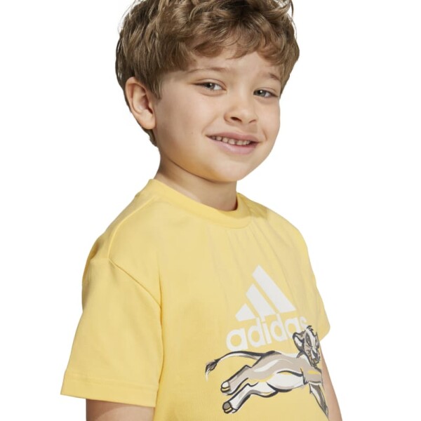 Remera Adidas Disney Lion King Amarillo