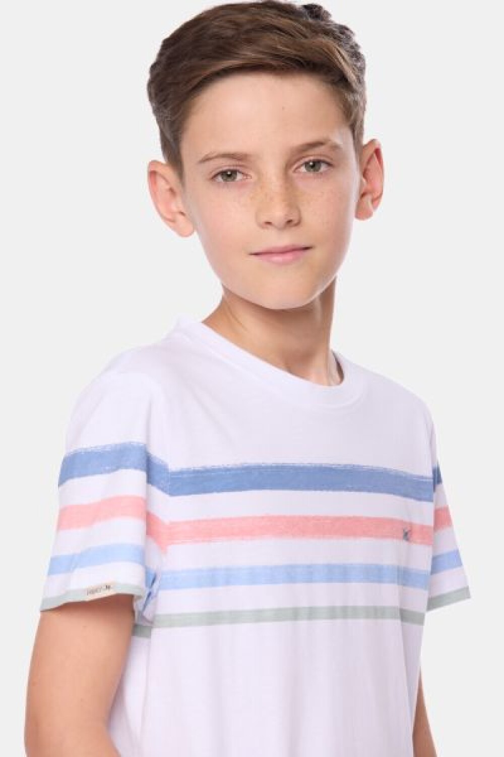 REMERA RAYADA Blanco