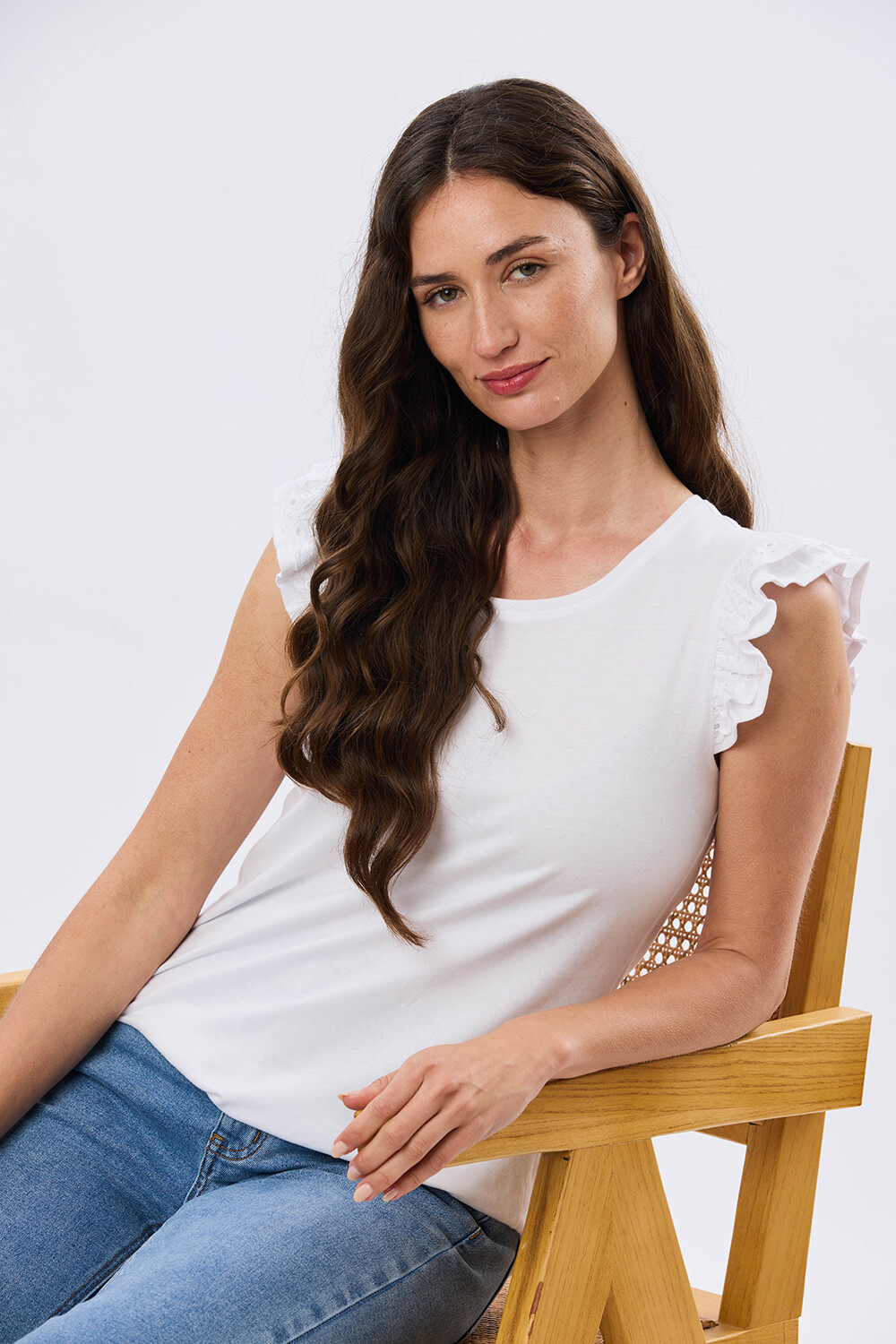 REMERA LISA DE ALGODÓN Blanco