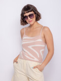 TOP LIBERTAD Beige Oscuro