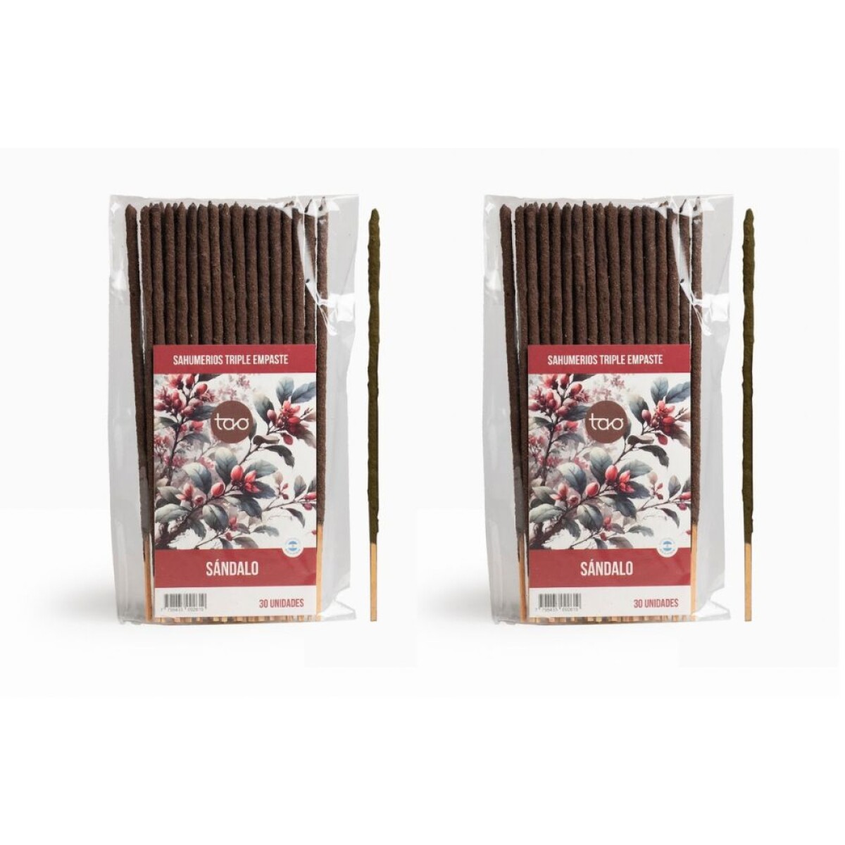 INCIENSO TAO TRIPLE EMPASTE SAGRADA MADRE - 2 PACK X30 - Sándalo 