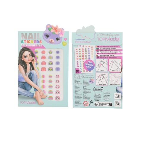 Stickers para uñas x100 un. Janet