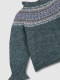 Chaqueta De Greca Con Volante Verdoso