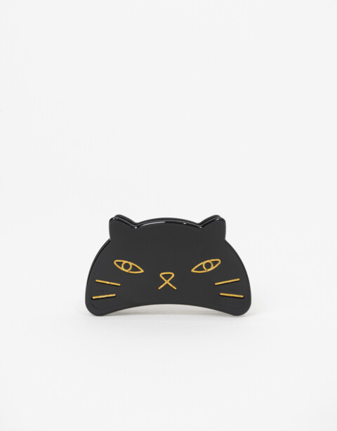 Broche Animales Broche Acrílico De Gatito - Negro