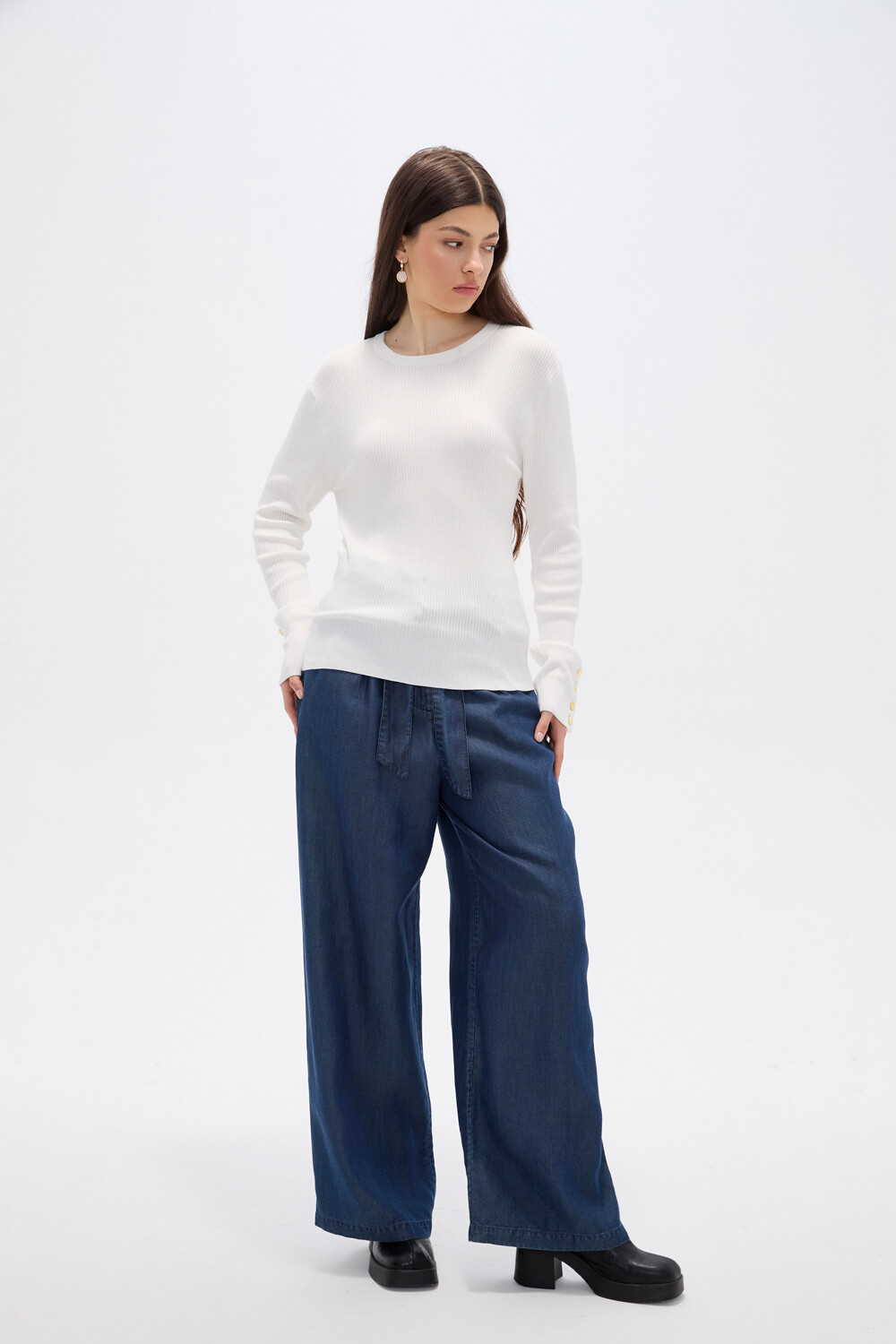 Remera Brune Blanco