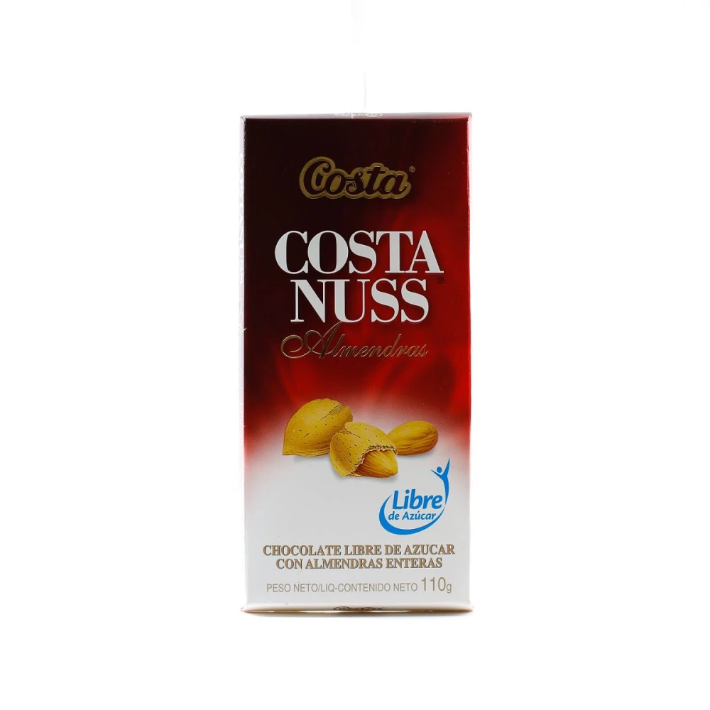 COSTA CHOCOLATE N.ALMENDRAS S/A16PQ/110G