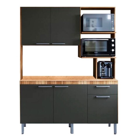 Mueble De Cocina Compacta 150 Con Tapa Premium La Tentación Mueble De Cocina Compacta 150 Con Tapa Premium La Tentación