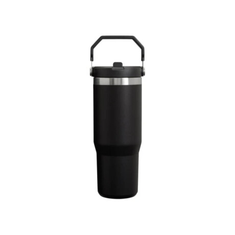 MUG TERMICO C/PICO 900ML ACERO NEGRO