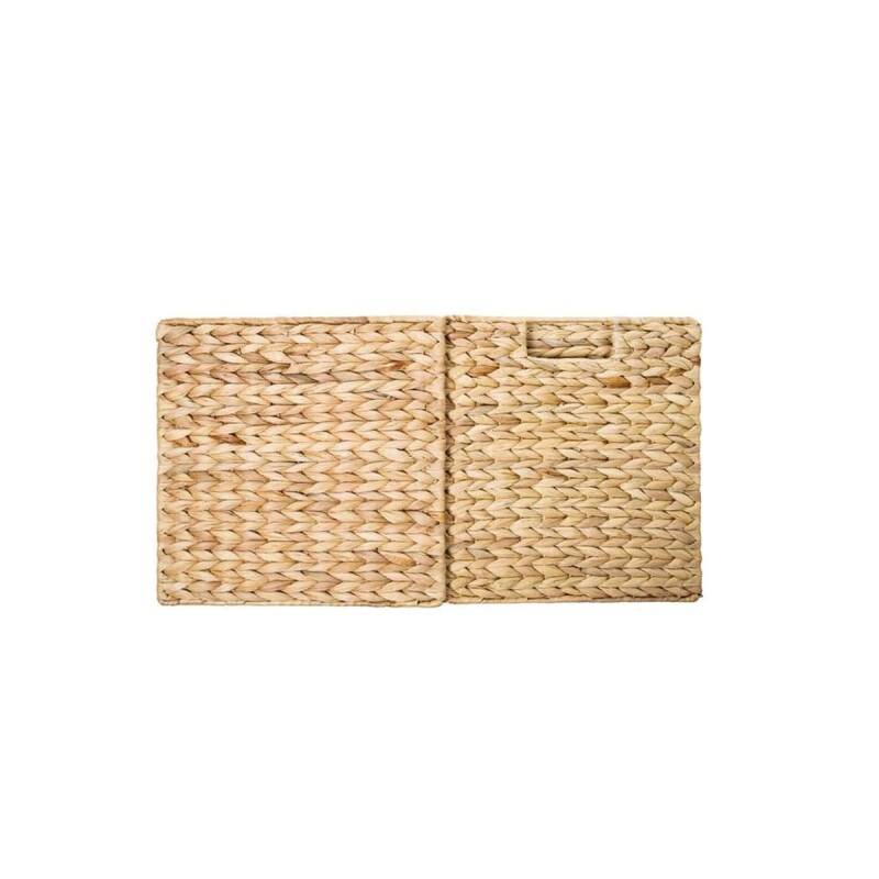 Canasto cesto organizador 30x30cm Jacinto de agua Canasto Cesto Organizador 30x30cm Jacinto De Agua