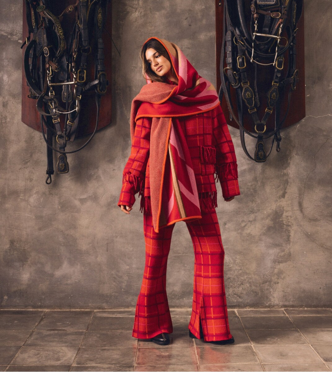 Navajo Scarf - Rojo 