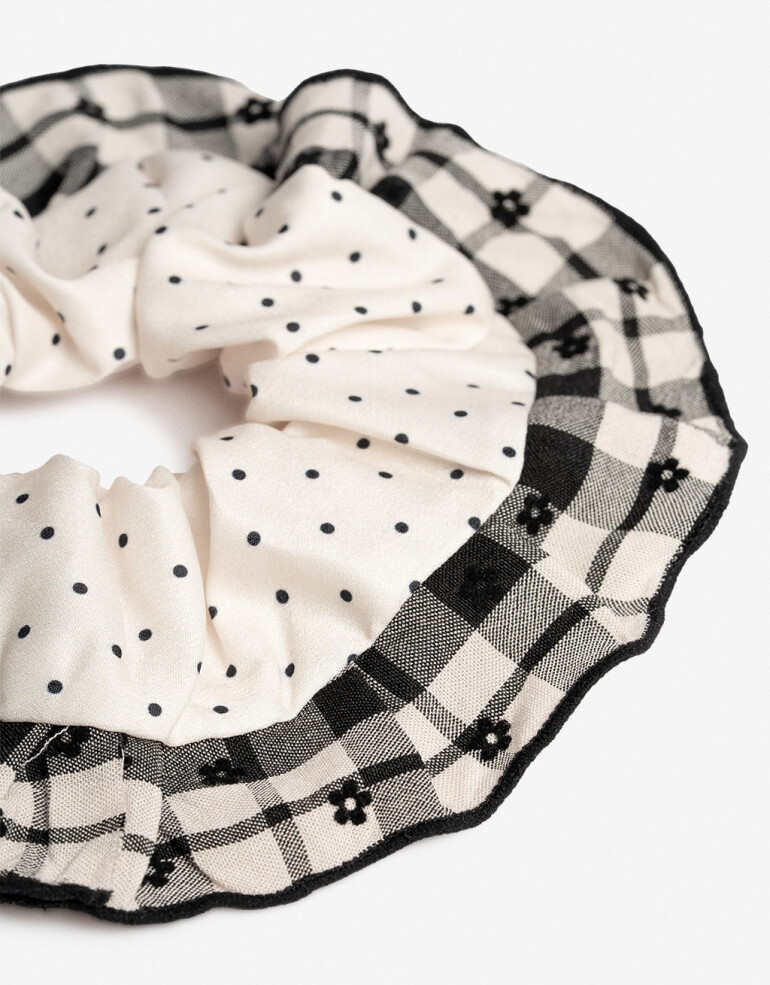 Skunzies Estampados Maxi Scrunchie Estampado - Estampado Geometrico