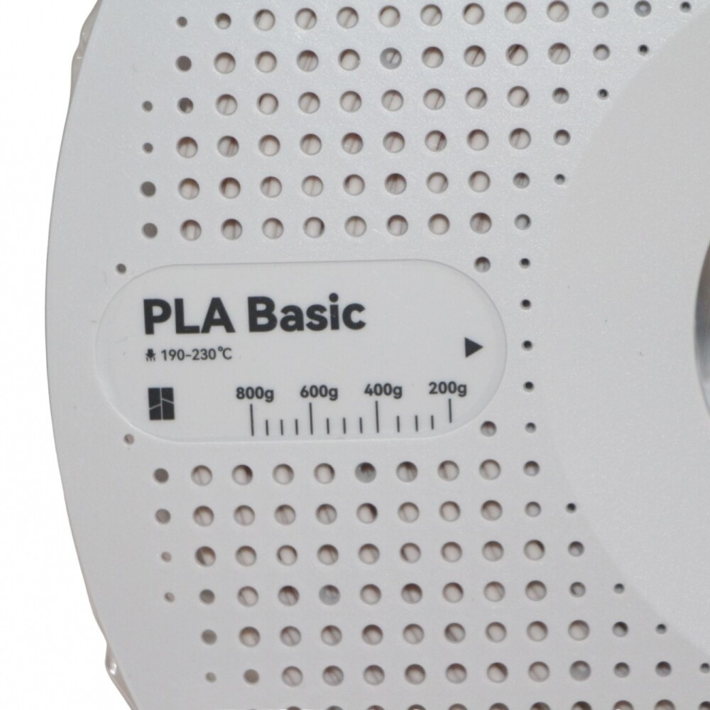 1 KILO DE FILAMENTO PLA BASIC BAMBOO LAB PARA IMPRESORAS 3D COLOR BEIGE