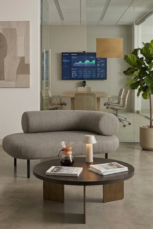 Sofá modular Pompidou 1C left Gris Plata