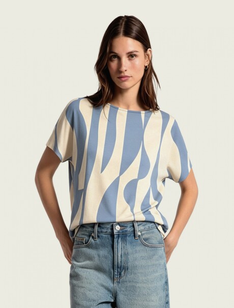 BLUSA ESTAMPADA BLUSA MM FEM