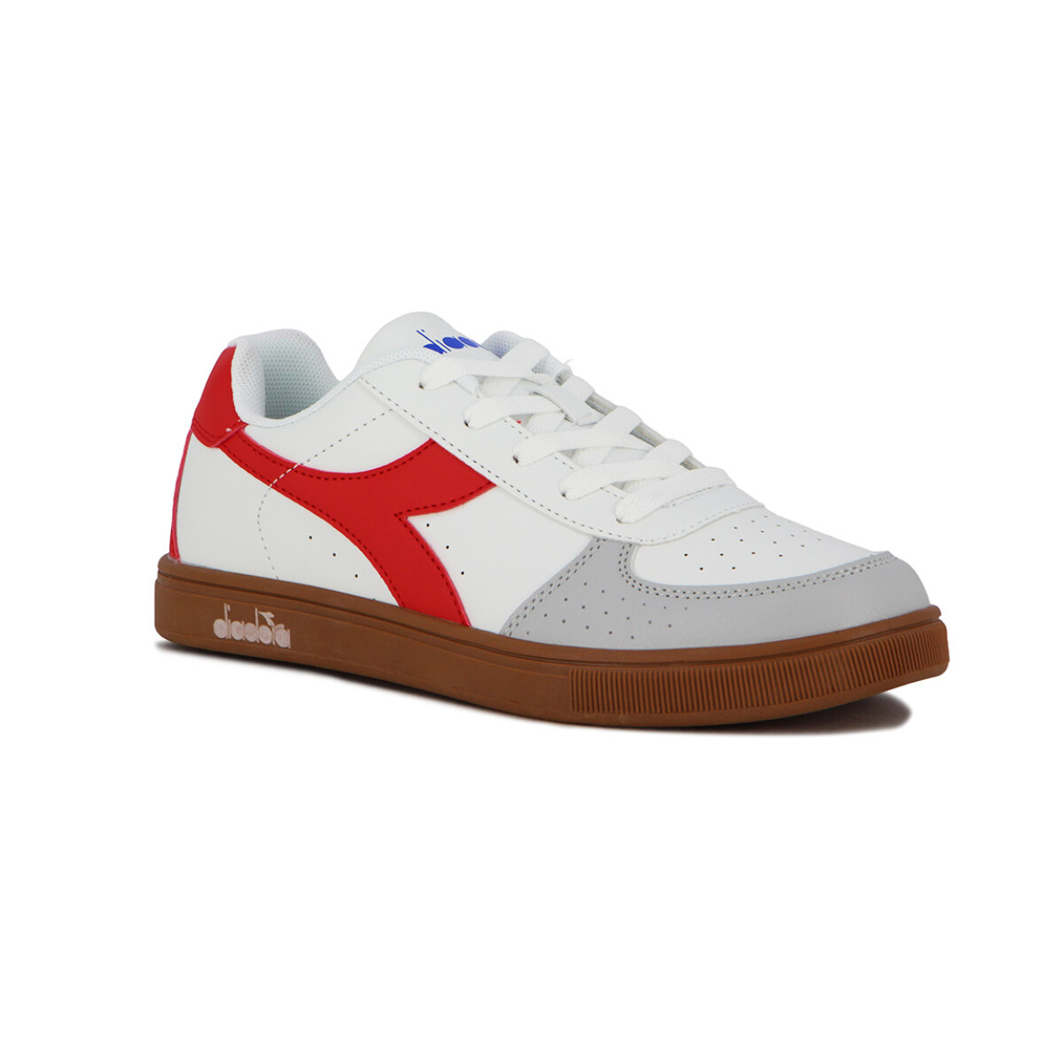 Diadora Champion Lifestyle Helio Ii Hombre - Blanco/rojo - Blanco-rojo 