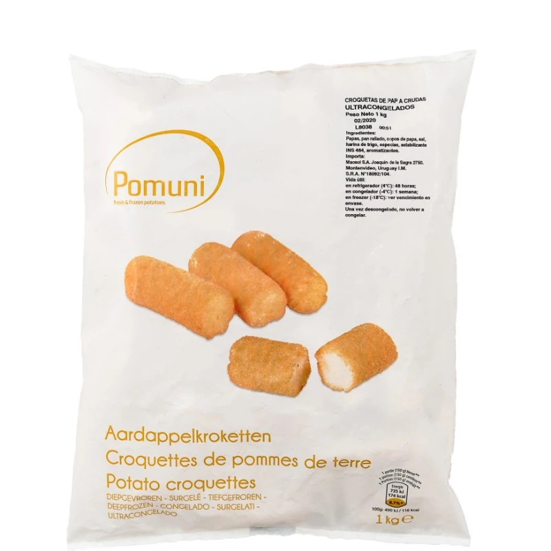 Croqueta de papa Pomuni - 1 kg Croqueta de papa Pomuni - 1 kg