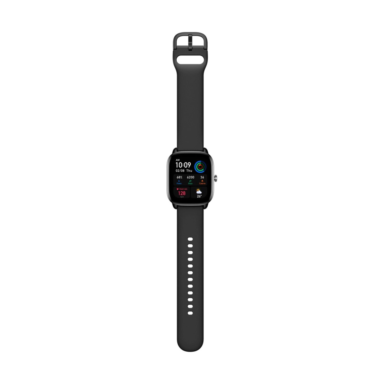 Amazfit GTS Fitness - Reloj inteligente con monitor de frecuencia cardíaca,  batería duración de 14 días, control de música, pantalla de 1.65”, monitor