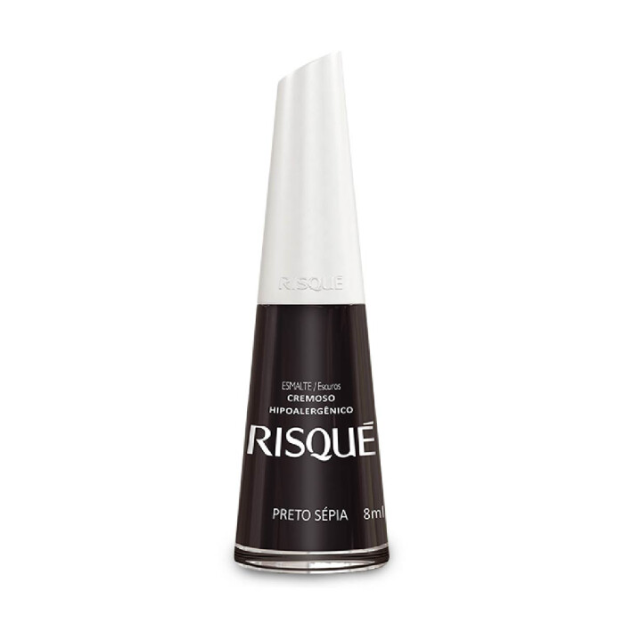 RISQUE ESMALTE DE UÑAS PRETO X 8 ML única