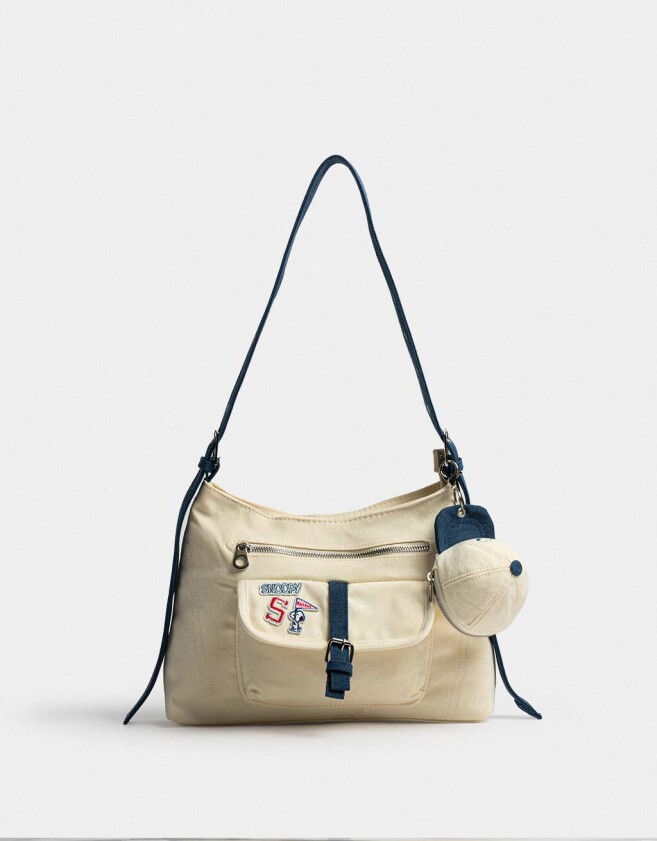 Saca Cartera Saca Snoopy - Blanco Crudo