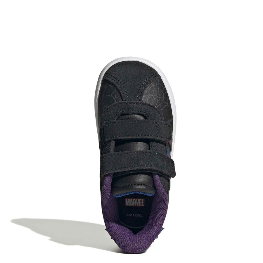 Championes de Niños Adidas Marvel Spider Man Vl Court 3.0 Infantil Negro - Azul
