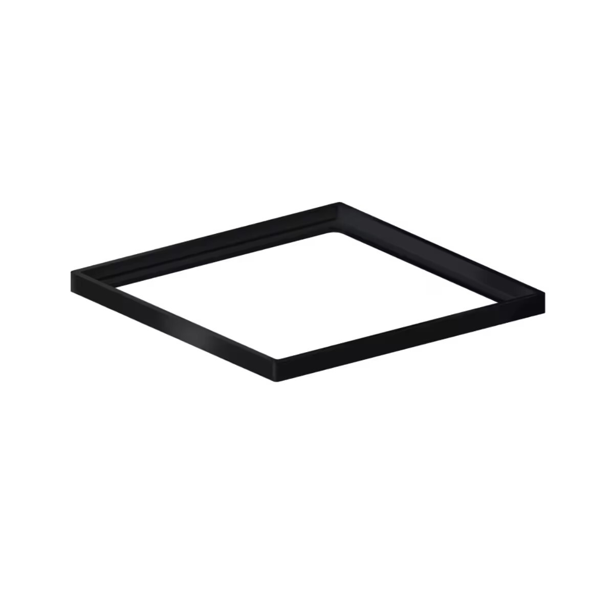 Porta Rejillas Cuadrado 10 Cm Negro Mate Elleve 