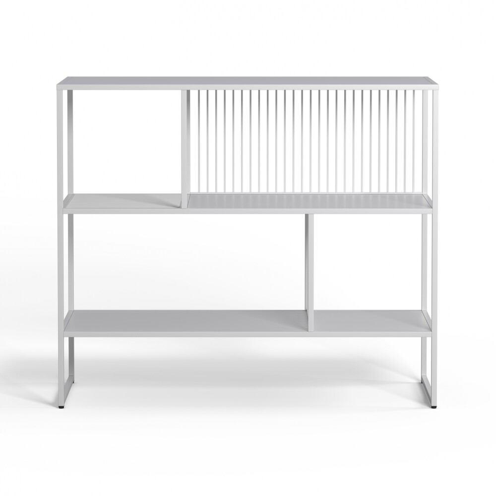 BIBLIOTECA METAL BLANCO OLIVIA
