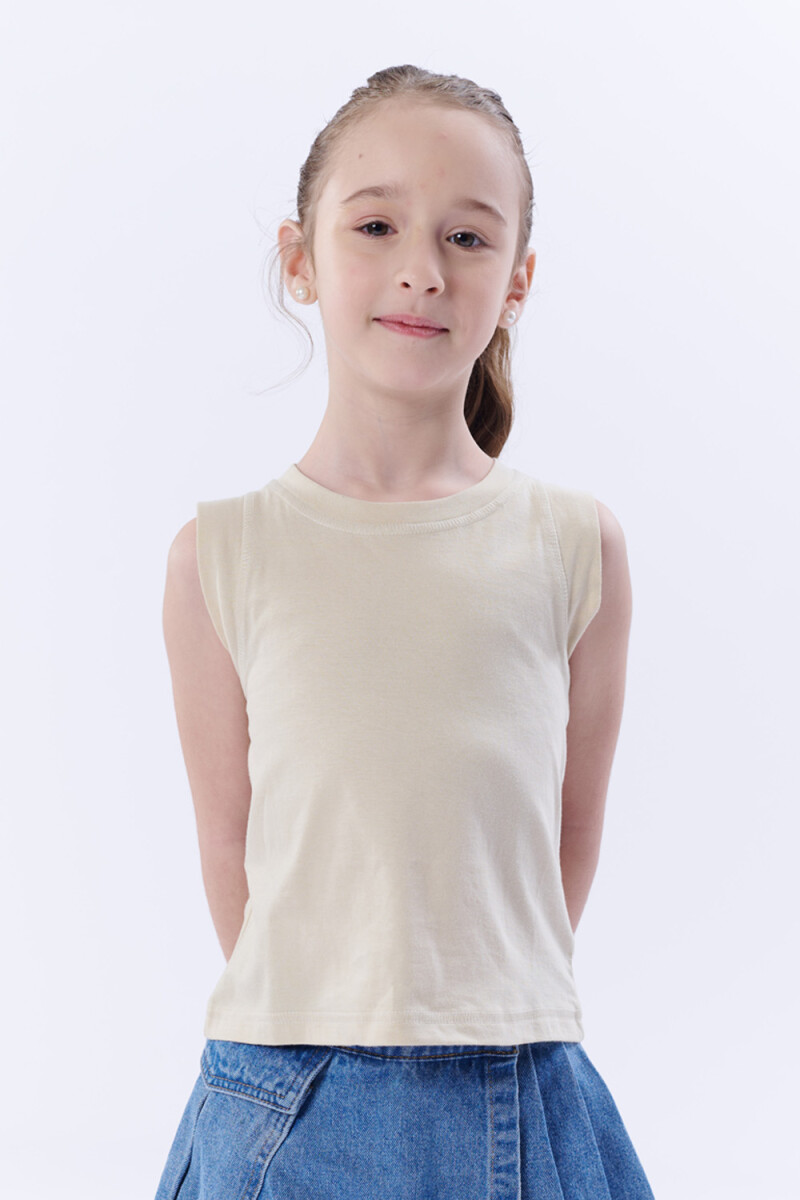 Musculosa Básica - Beige 