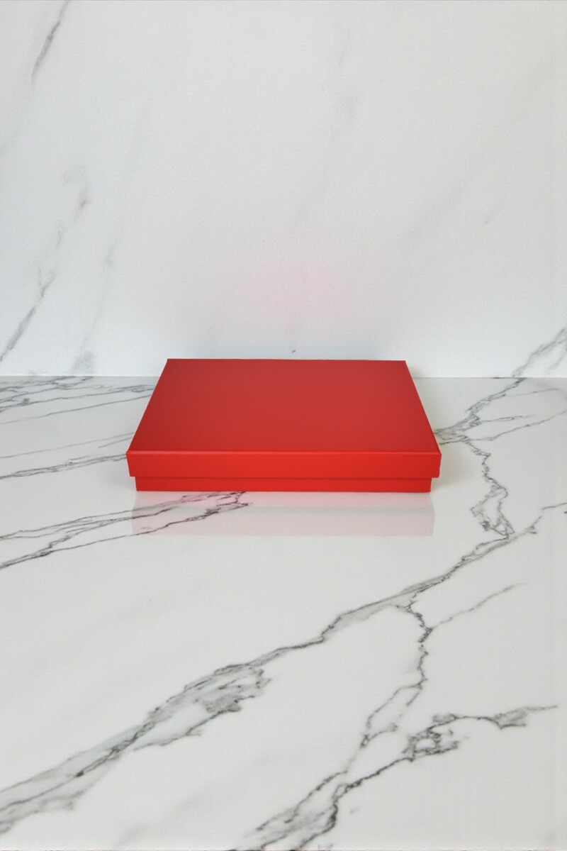 Caja Rigida 19,5 x 29,5 x 5 - ROJO 