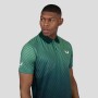 Polo Training Geo Print Hombre Hunter Green