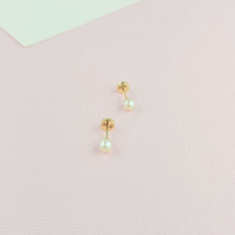 Abridores de Oro 18 ktes Con Perla de Río