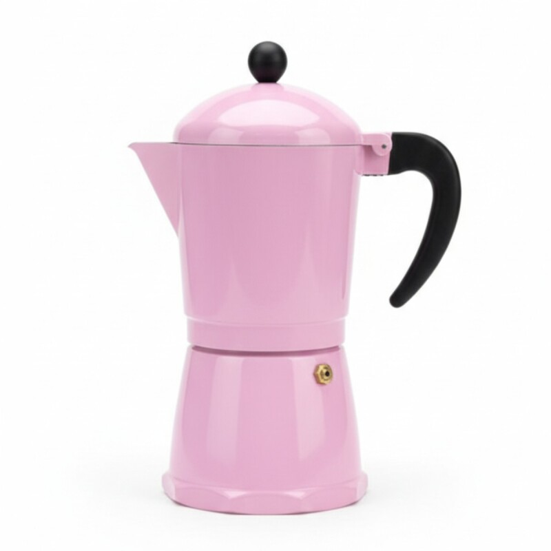 CAFETERA ROSA ITALIANA 300ML Unica
