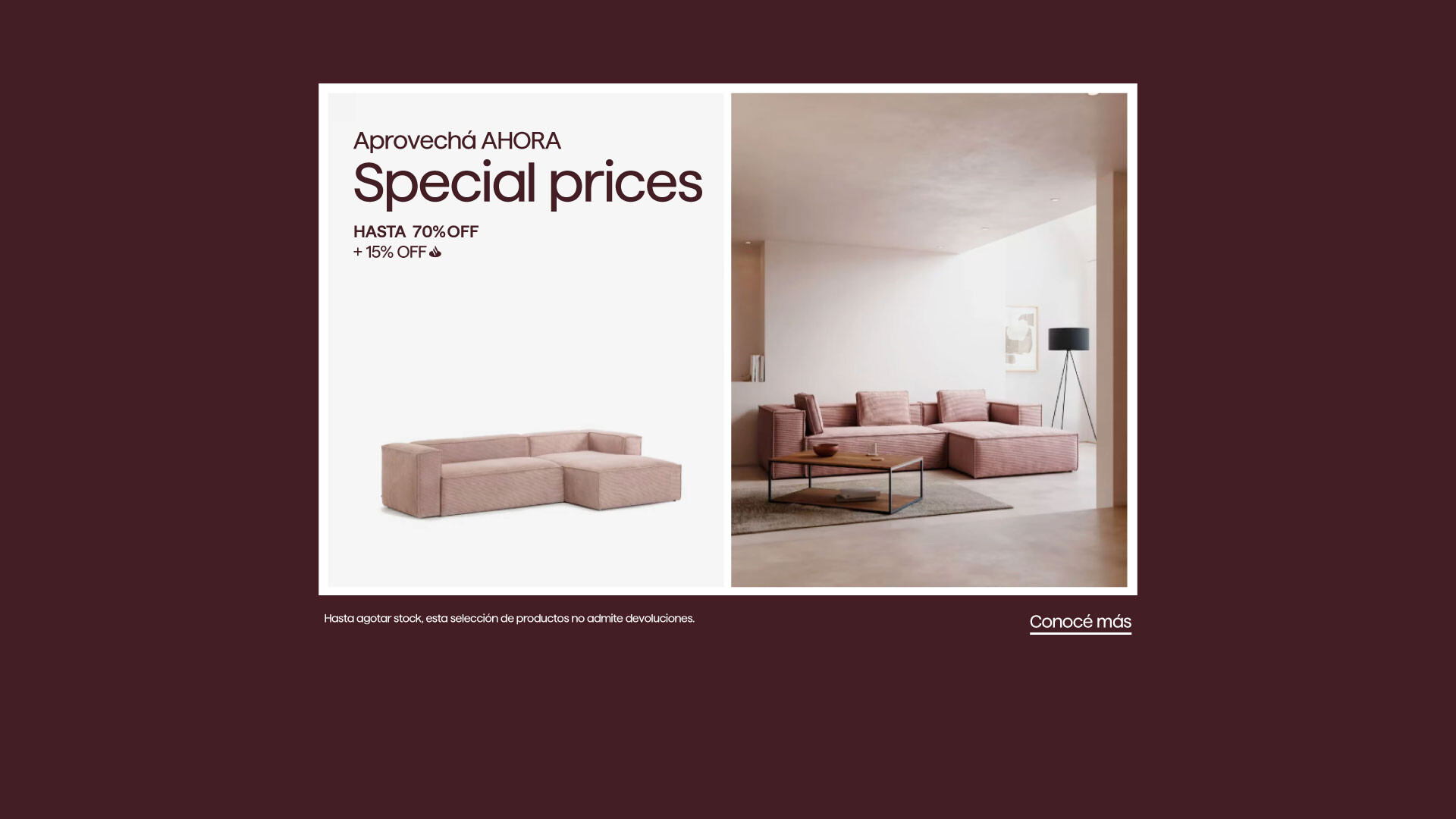 special prices Slider