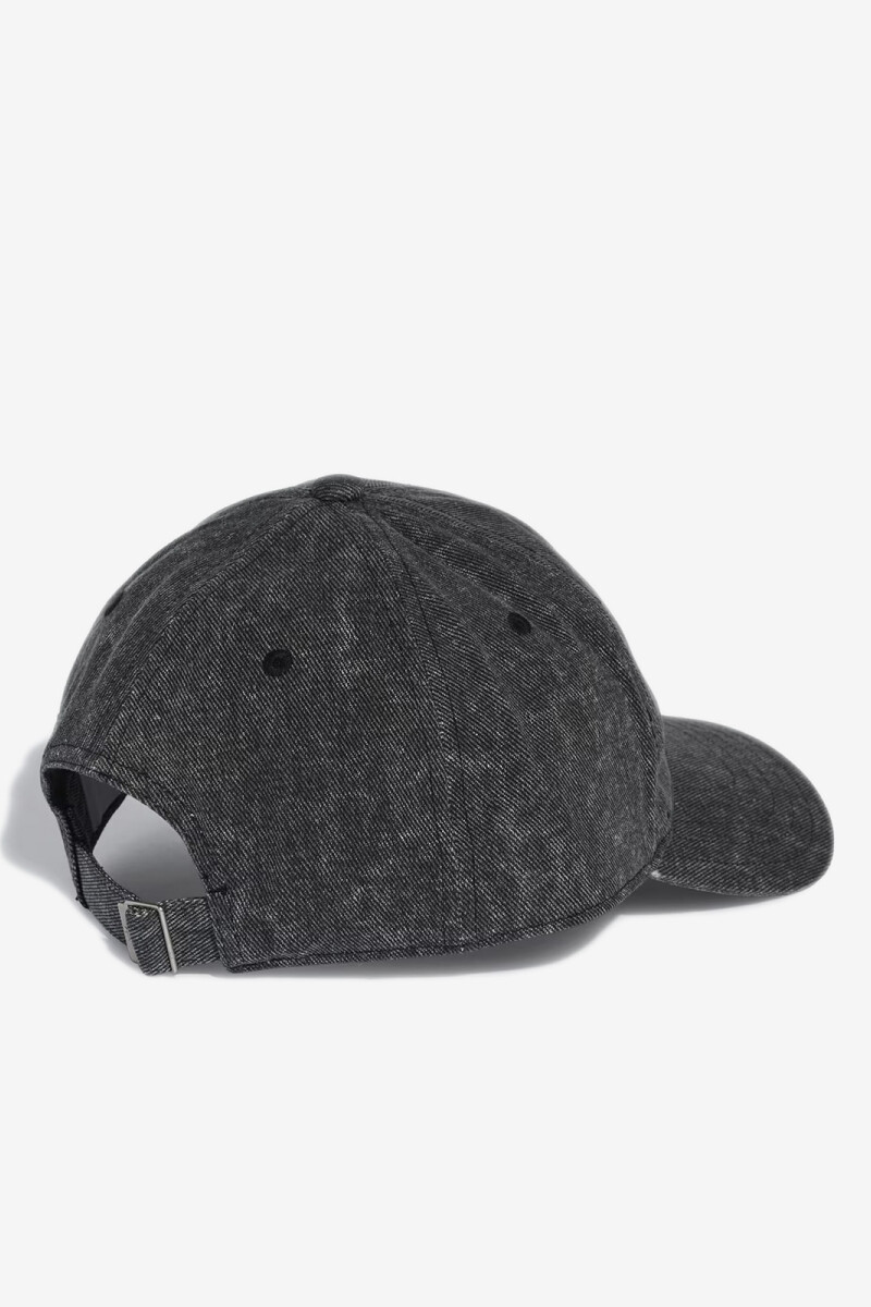 GORRA DE DENIM LAVADO Negro