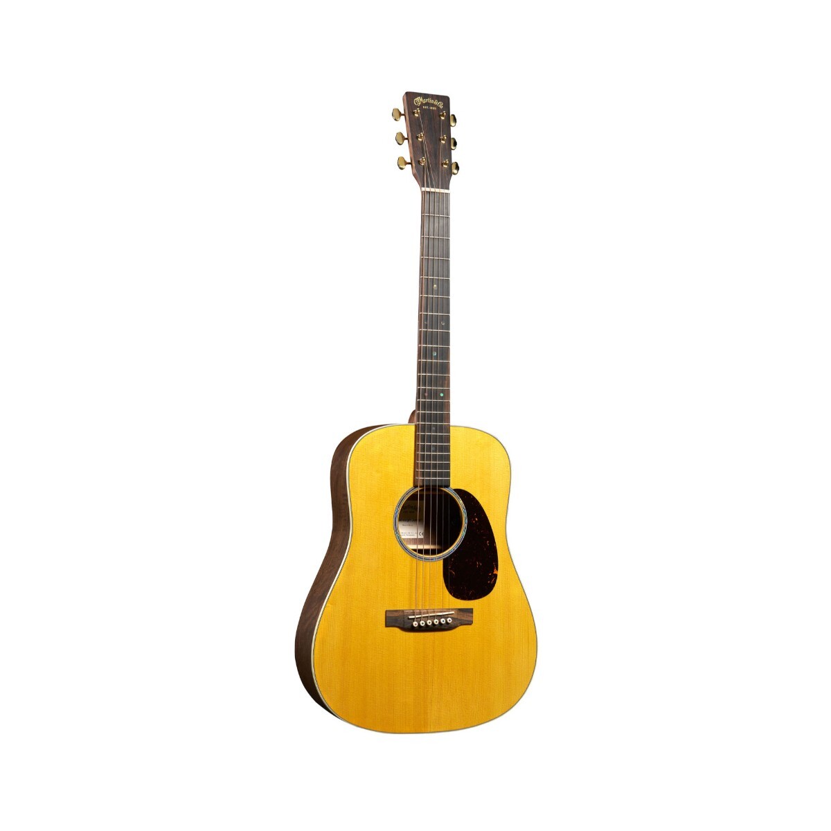 Guitarra Electroacustica Martin D Jr E Walnut Con Estuche 