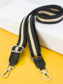 CORREA GALON PARA CARTERA NEGRO CON NUEZ