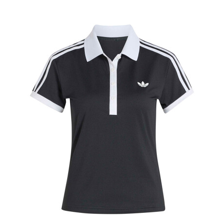 Remera de Mujer Adidas Polo Classic Negro - Blanco