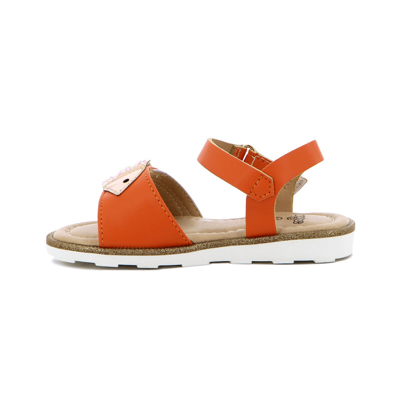 Angus Sandalia Niña Tira Ancha C/ Pulsera Y Detalle Pez Coral