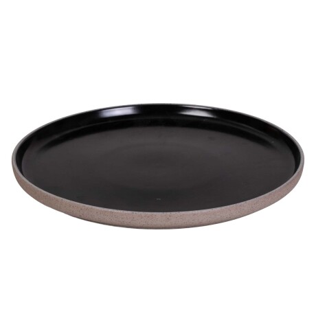 PLATO CERAMICA NEGRO RICKY