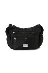 Bandolera de nylon Negro