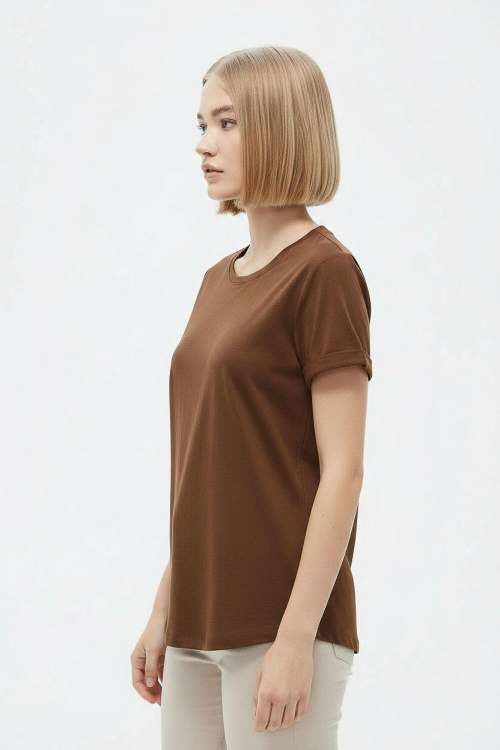Remera Cordata Marron